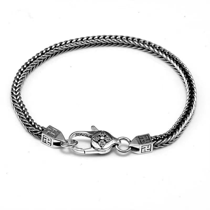 Woven chain bracelet
