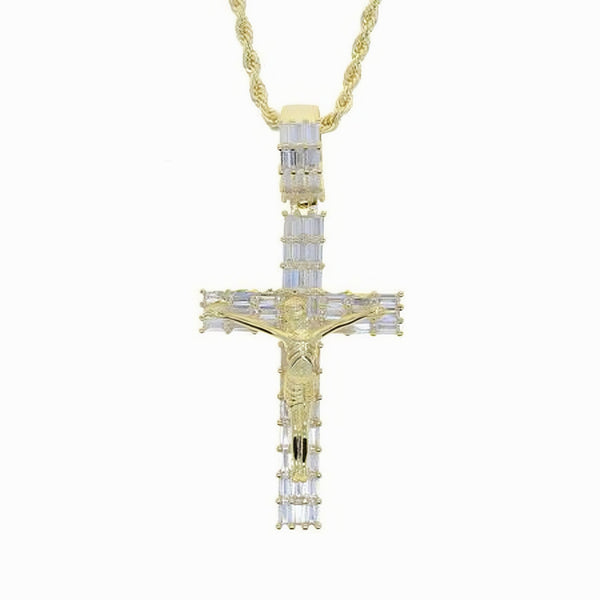Apex Gold Cross Necklace
