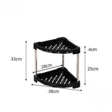 Two-layer triangle storage rack