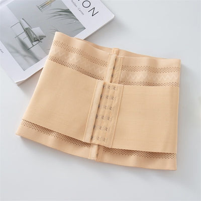 Beige 2 layer waist trainer