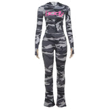 Grey camo 2 piece set
