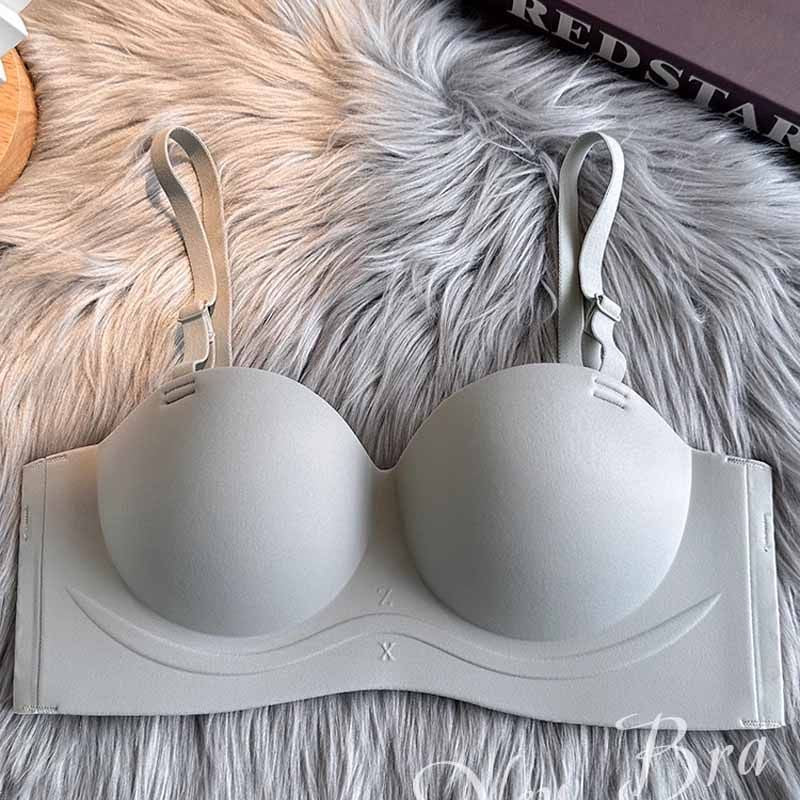 Leonisa grey push-up Invisible Bra