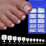 White Toe Press-on
