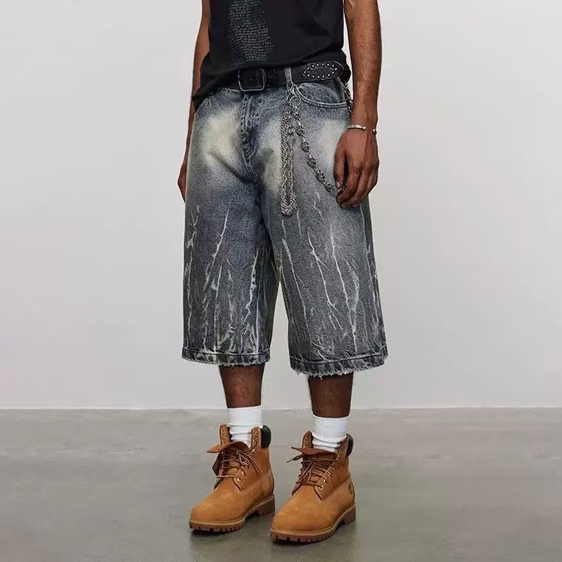 Color flare jorts