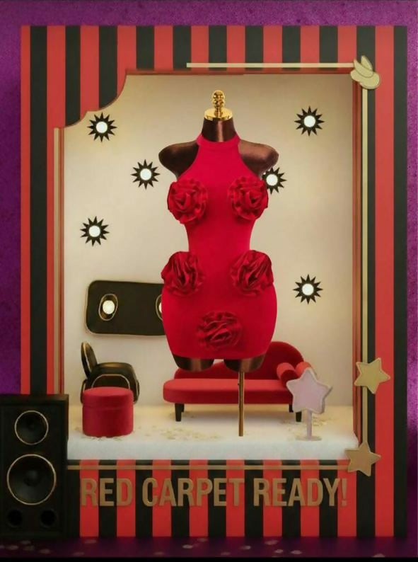 Mini flower deco dress