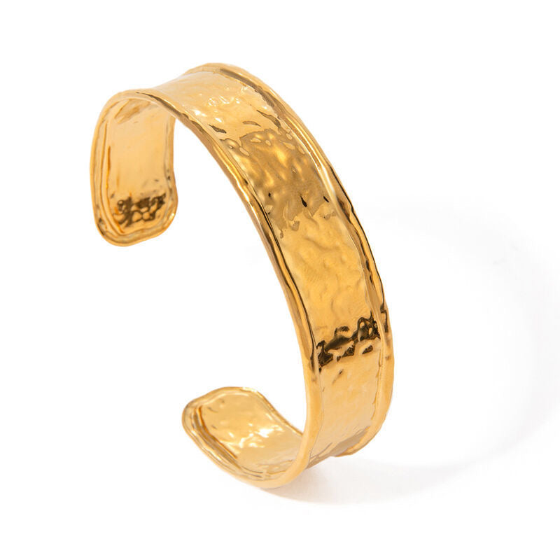 Slim open cuff bracelet