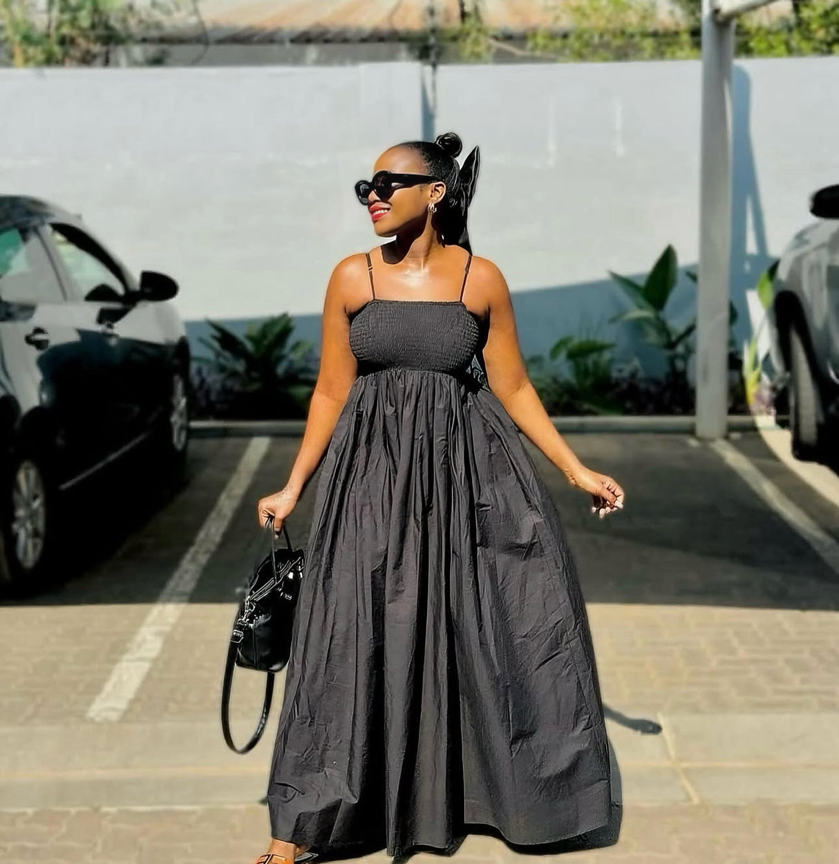 Umbrella long dress