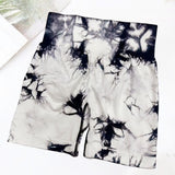White mist biker shorts