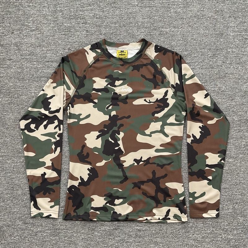 Camouflage long sleeve Corteiz T-shirt