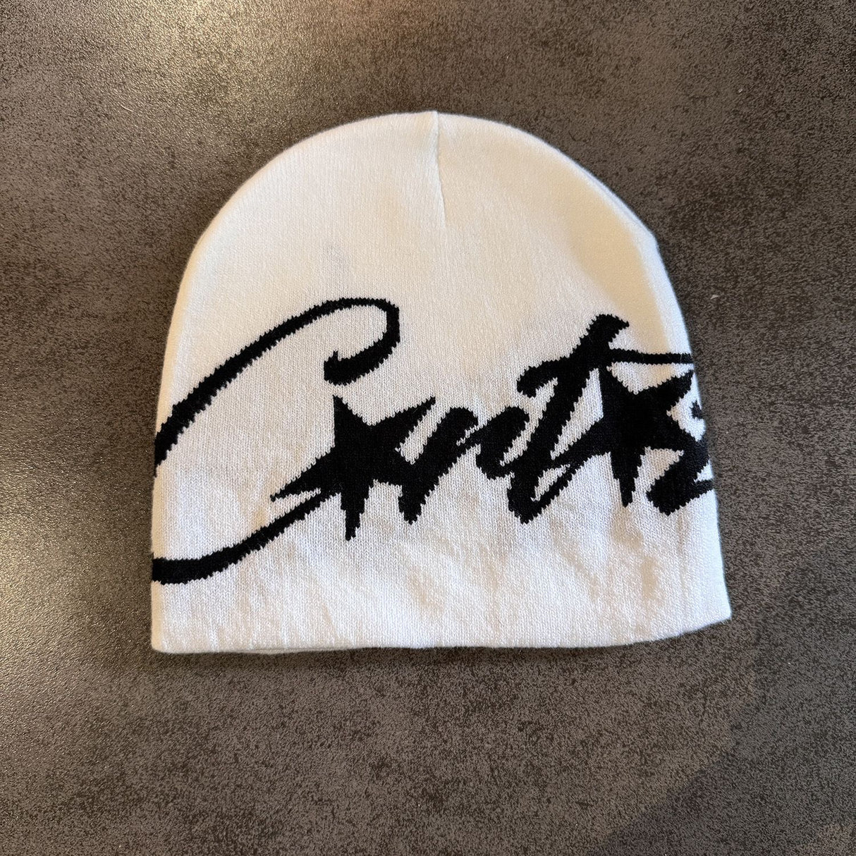 White Corteiz beanie