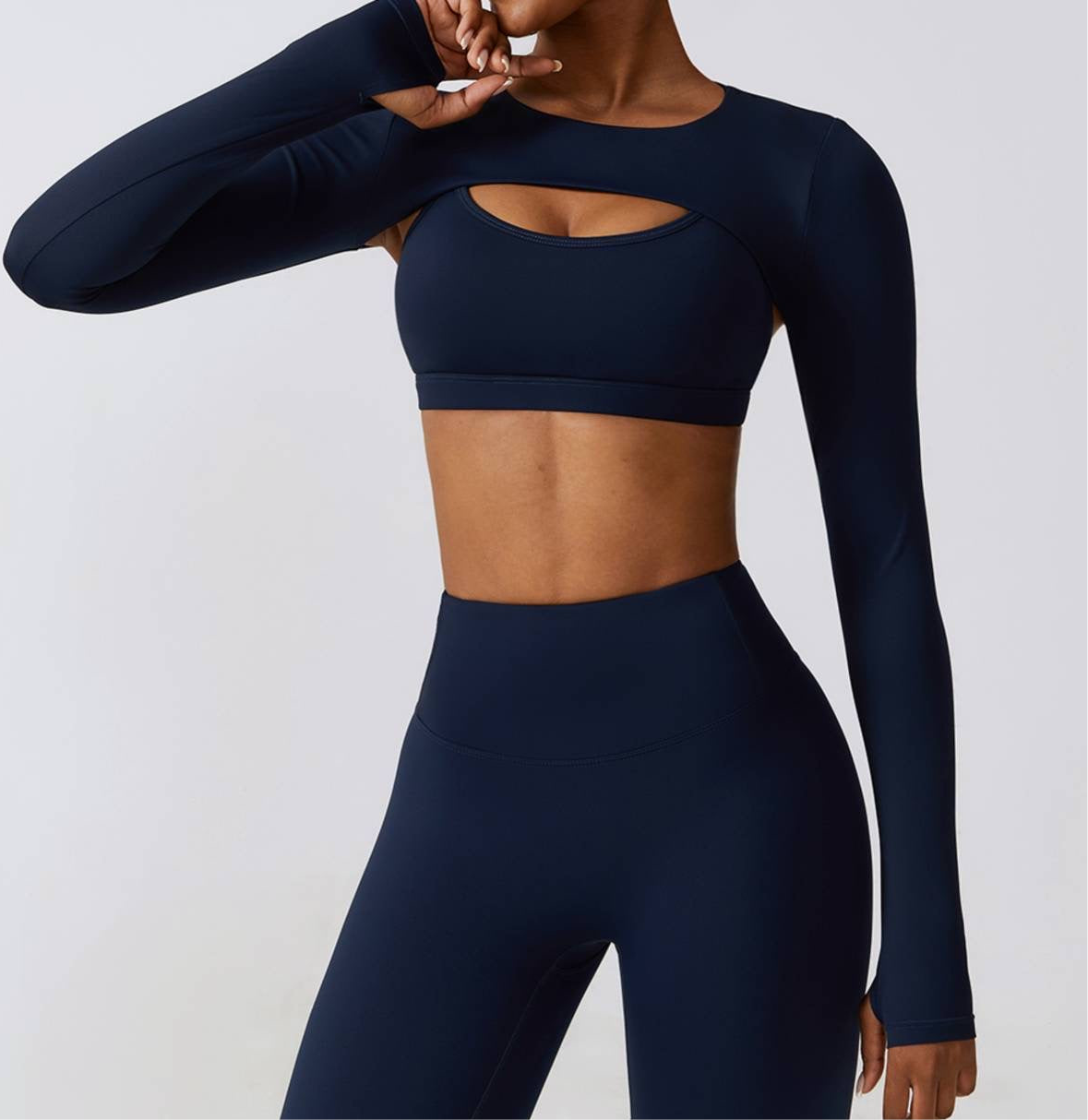 Navy Core Cut top