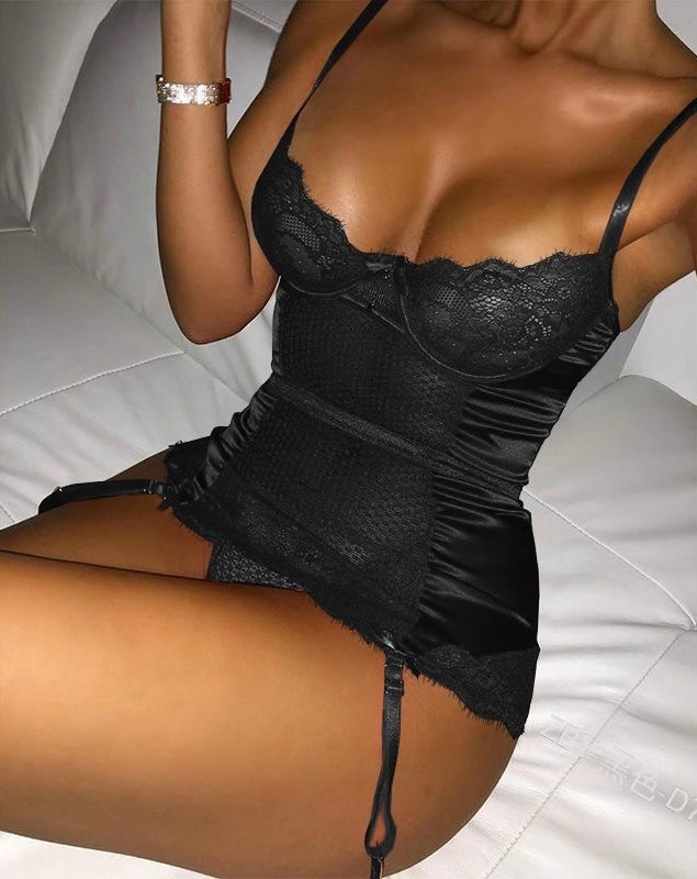 Black Lace Sheer lingerie