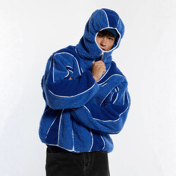 Blue Graphic Hoodie