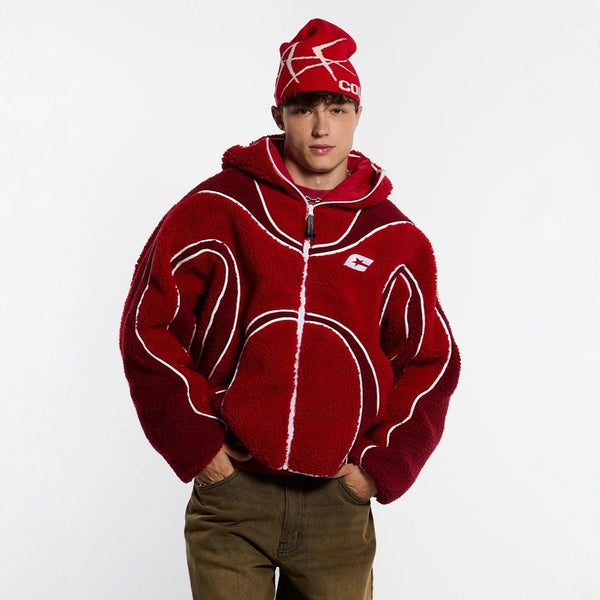 Red Graphics Hoodie