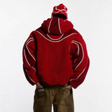 Red Graphics Hoodie