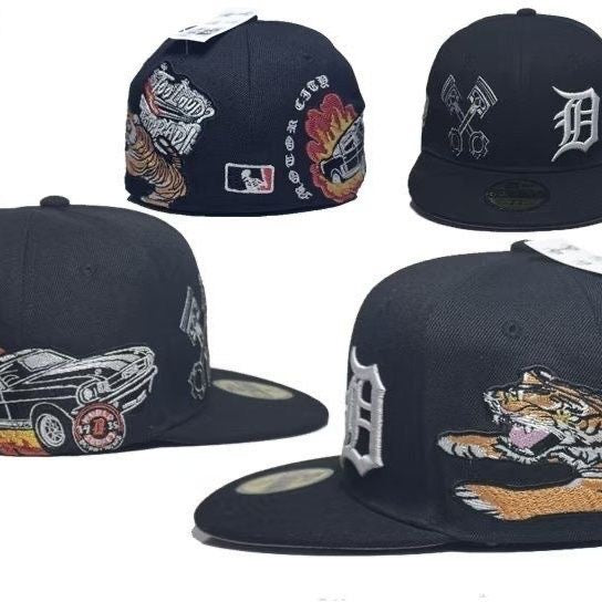 Detroit Tigers 'Motor City' Custom Fire Edition Cap