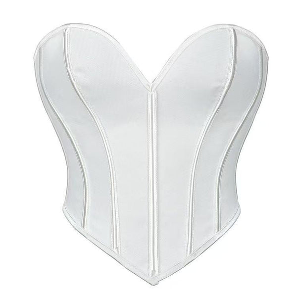 White Strapless Corset