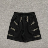 Black trapster shorts