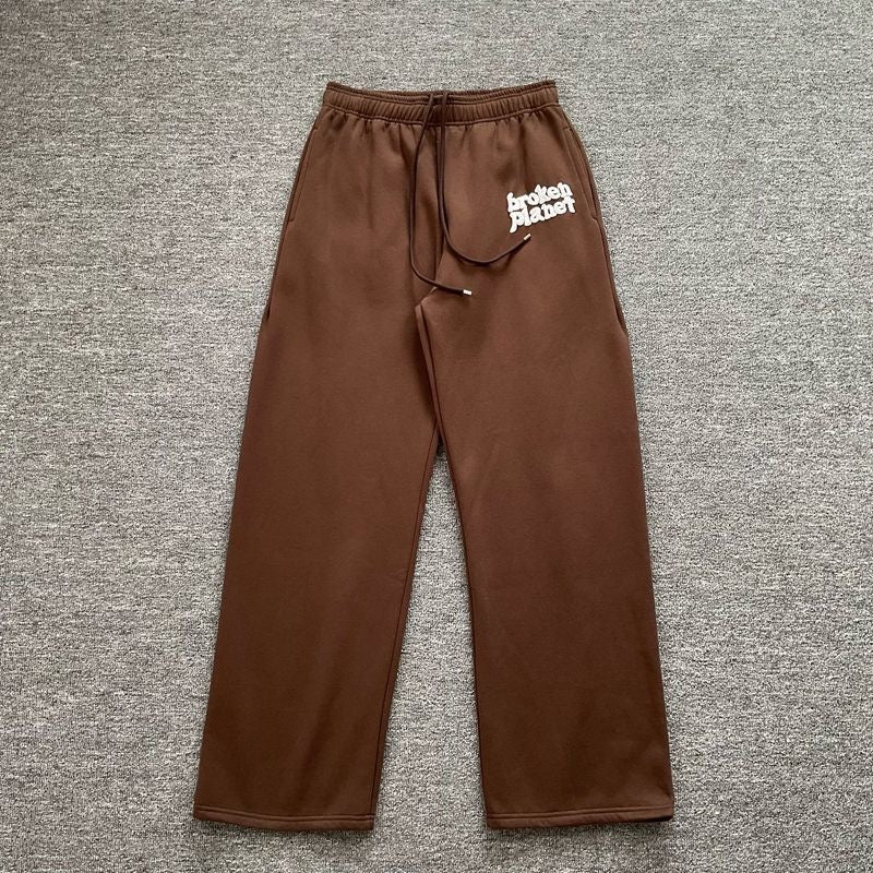 Brown Broken planet pants