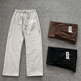 Brown Broken planet pants