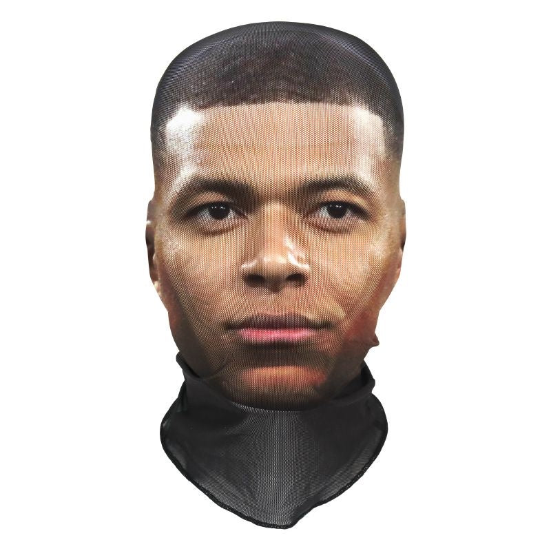Celebrity mesh face mask of  Kylian Mbappé