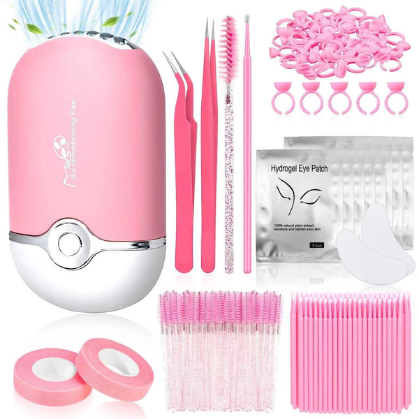 Pink Eyelash 215-piece set