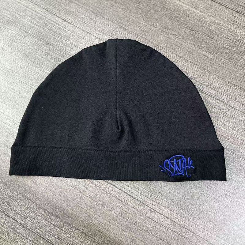 Black/blue syna skull cap