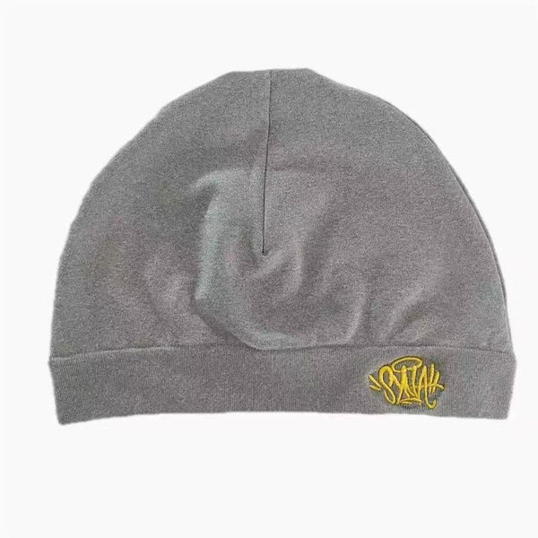 Gray/yellow syna skull cap