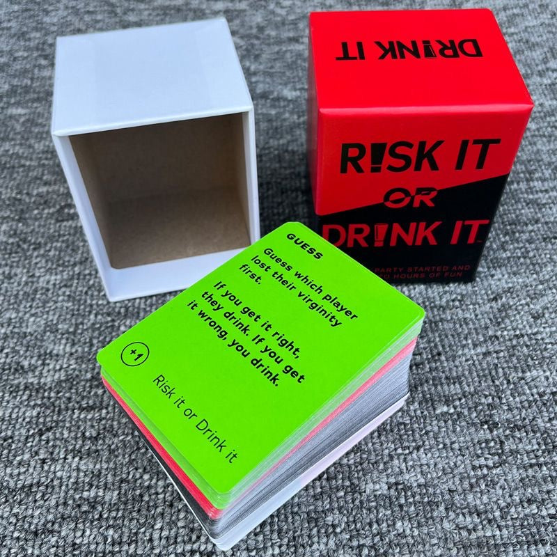 Risk it or drink it game