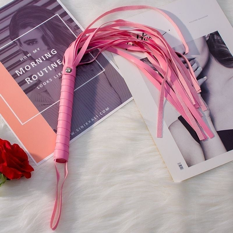 Pink light leather whip