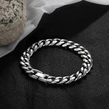 Wide Stainless steel bracelet