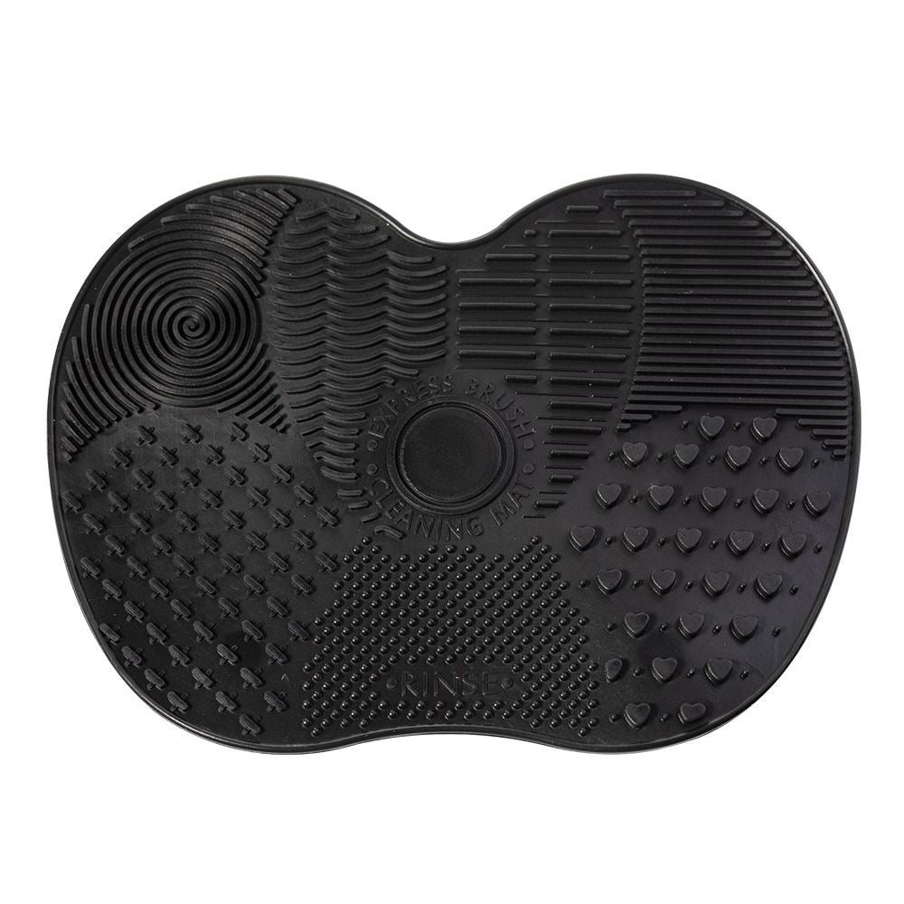 Silicone makeup brush cleaning mat