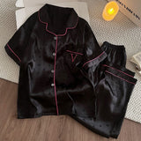 2 piece short sleeve pajamas