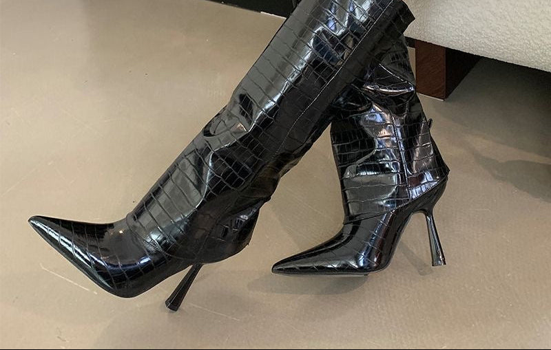 Stiletto heel boots