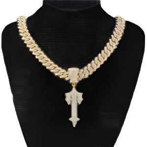 Trapstar Pendant Gold Chain