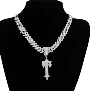 Trapstar Pendant Silver Chain