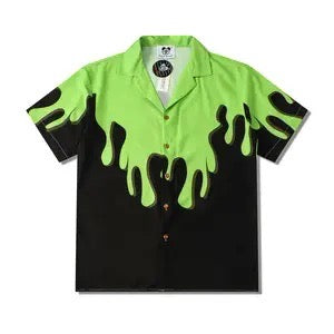 Green flame Neon Shirt