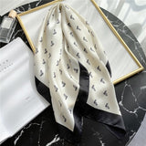 feaather silk scarf