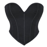 Black Strapless Corset