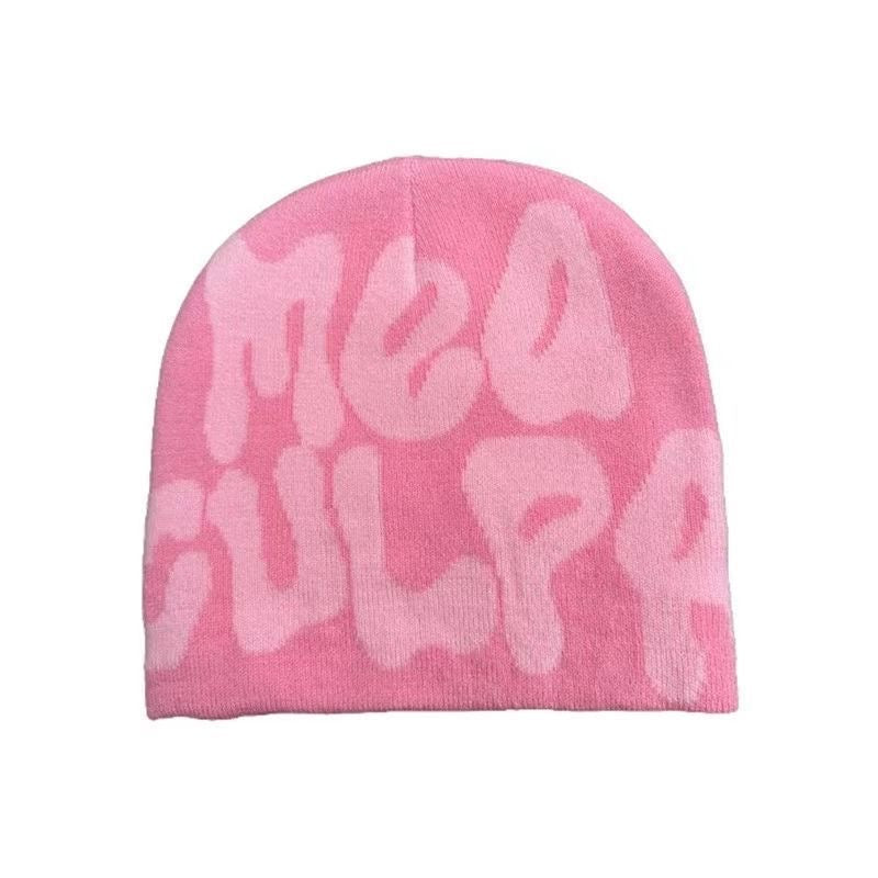 Flower Letter Pattern Beanies