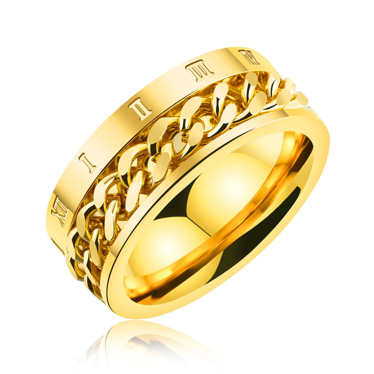 Gold Chain Design Ring
