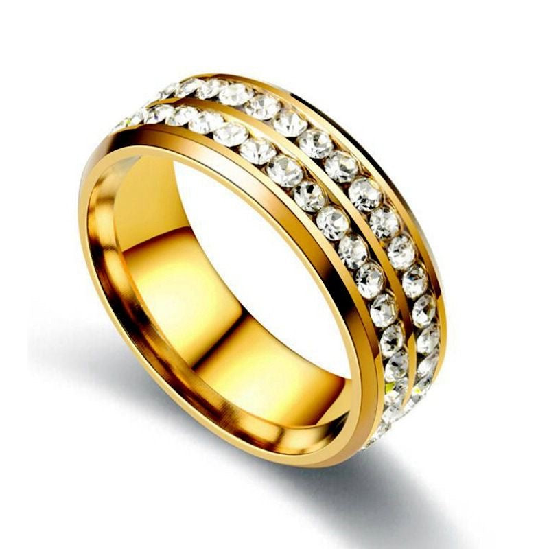 Gold bi-gem Ring