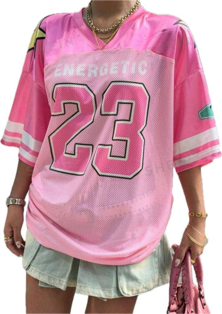 Pink Sporty Jersey