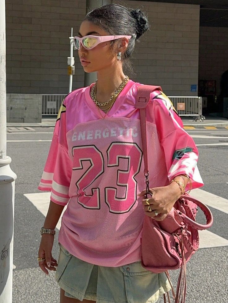 Pink Sporty Jersey