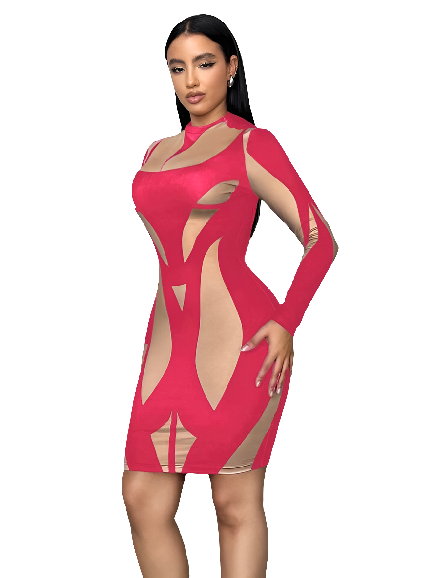 Inferno Cutout Dress