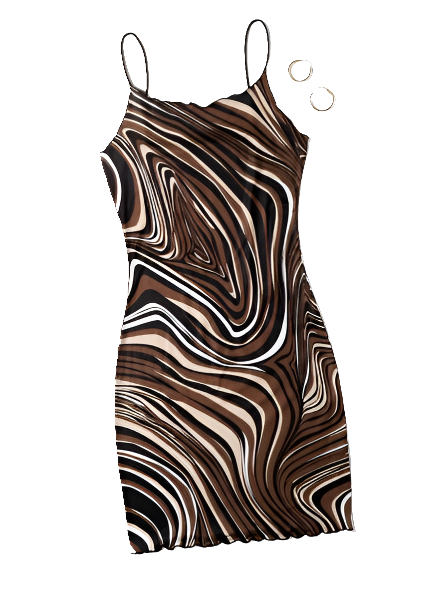 Chocolate Wave Dress