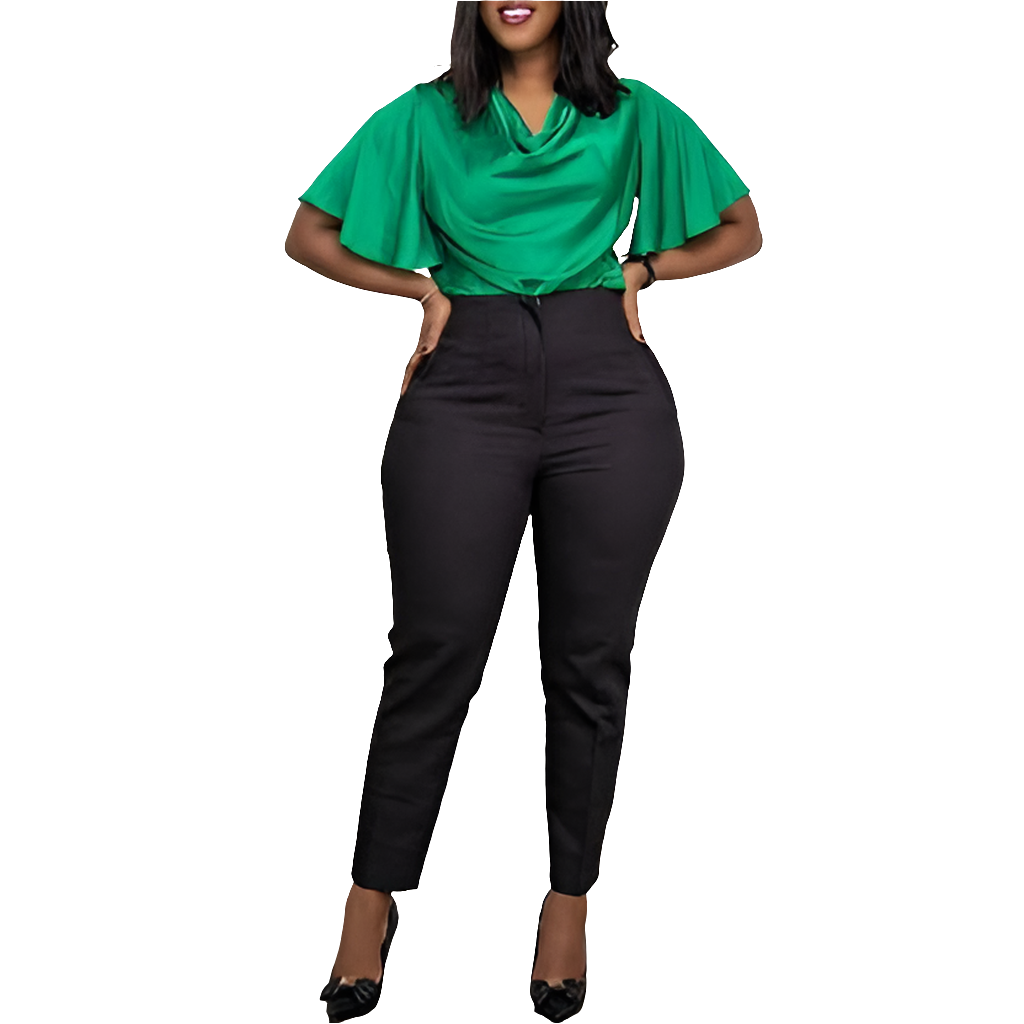 Sleek high-Waist Trousers