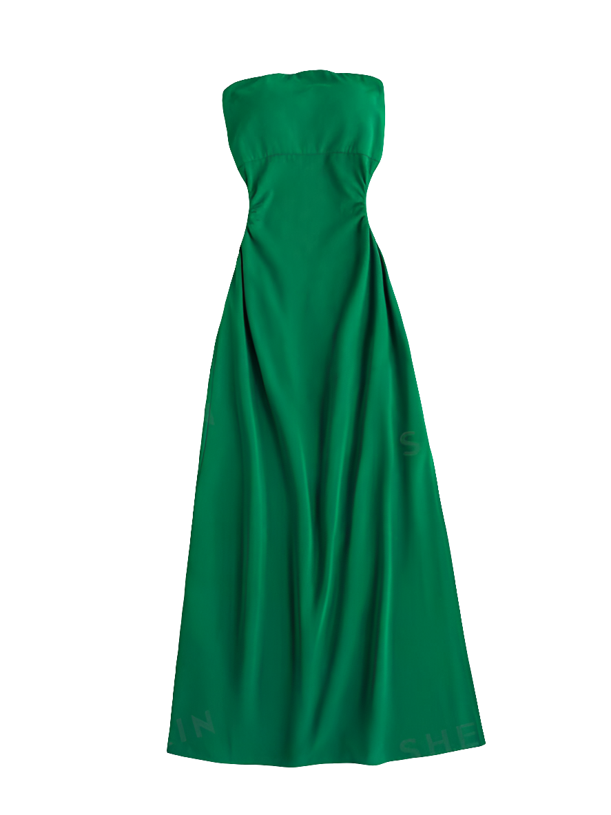 Evergreen Allure Maxi Dress