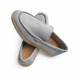 Terra Loafer — Stone Grey, Beige Sole