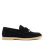 Belugga Clasp Loafer — Black, Beige Sole